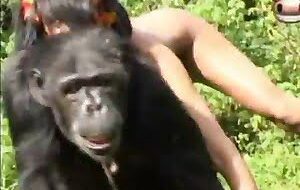 Coroa brasileira peituda deixa negro dotado foder gostosinho - Mulheres transando com macaco
